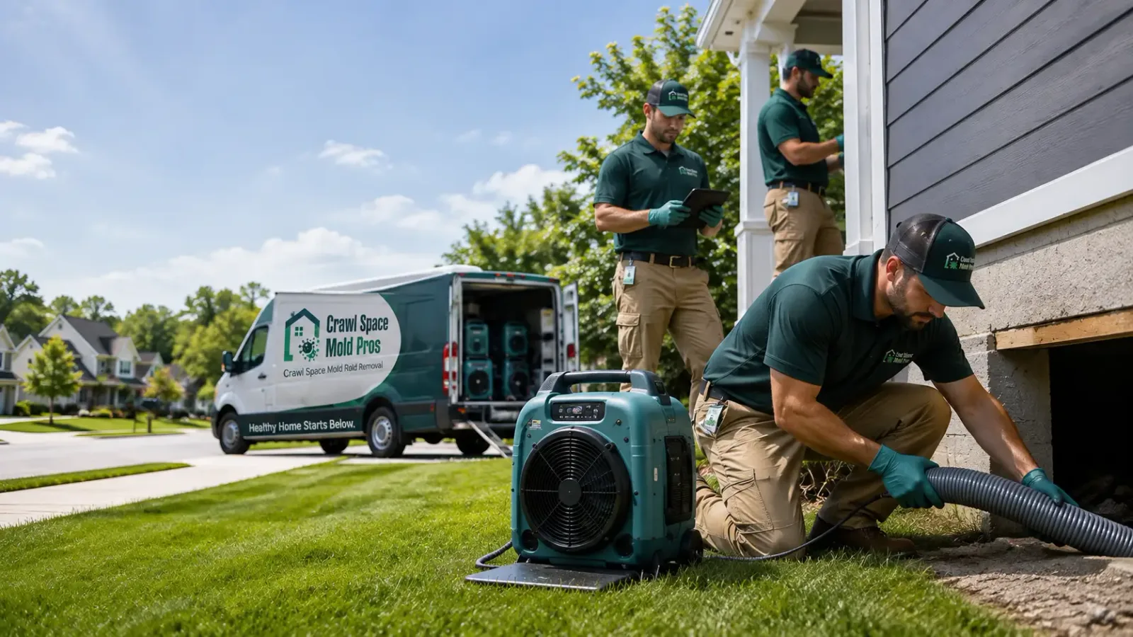 Crawl Space Mold Removal in Hope, MN
